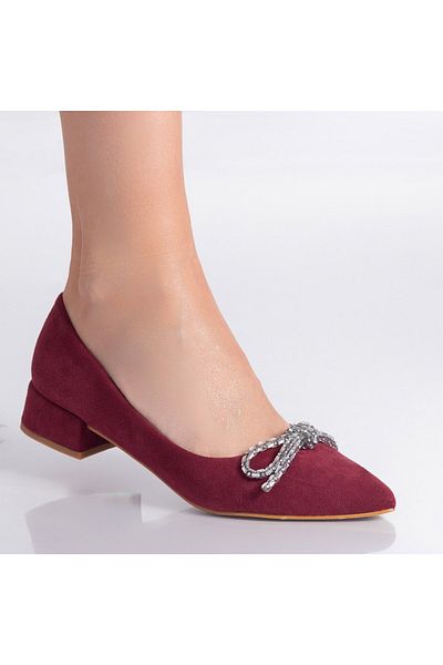 MODA STİL Women's shoes Cherry Blossoms made of ecological suede leather Mirvat, 38