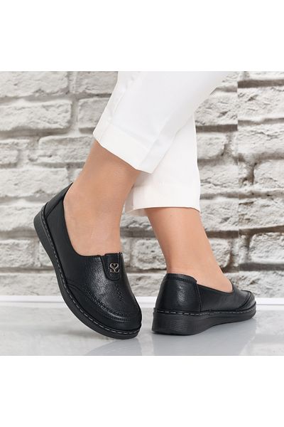 MODA STİL Women's casual shoes Black Suraia Ecological Leather, 41