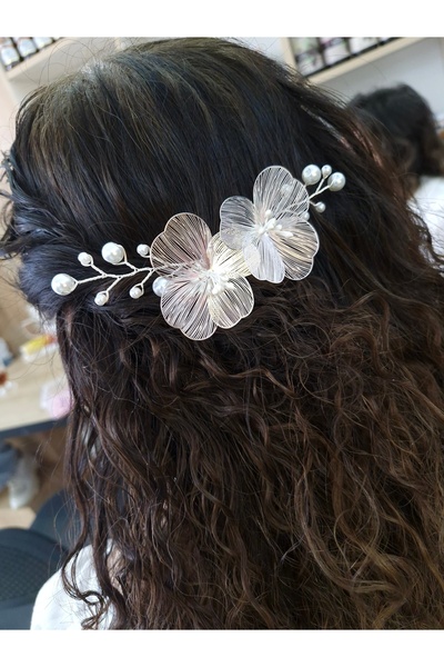 Handmade Cataramă de mireasă, Cataramă de mireasă minimă, Cataramă florală, Tiara de mireasă, Cataramă de cerere, Logodnă, Promisiune