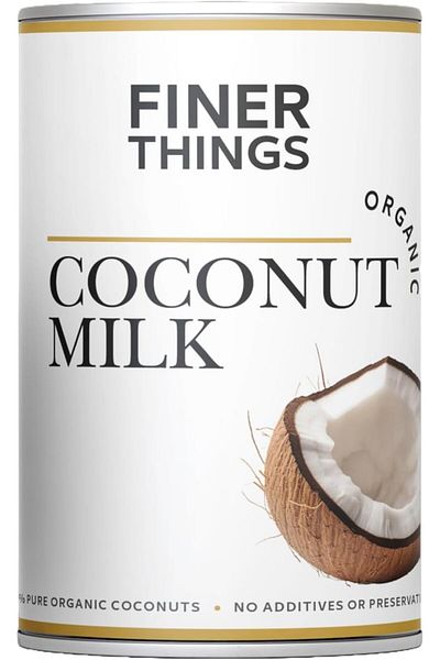 FINER THINGS Organic Coconut Milk Regular 400ml