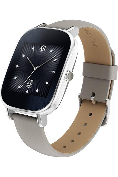 ASUS ZenWatch 2 - Khaki Leather Strap, WI502Q