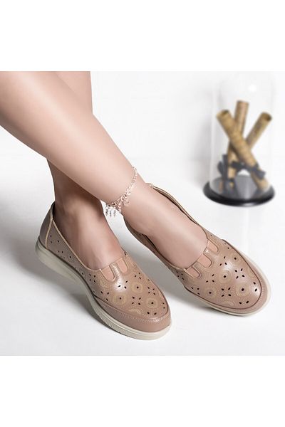 MODA STİL Women's casual pink shoes, eco-leather Liko, 39