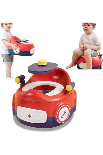 Yelajoy Baby Potty Trainer with Lid,with Soft Seat,Removable Toilet Paper Holder & Splash Guard,for Toddlers
