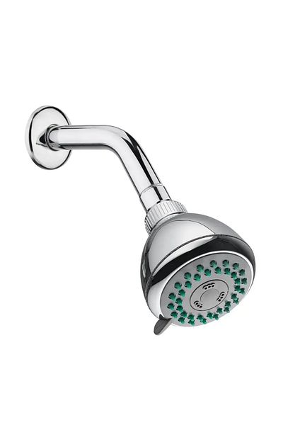 ACE 3 Function Shower Head With Arm ABS Chrome Finish (8.5 cm)