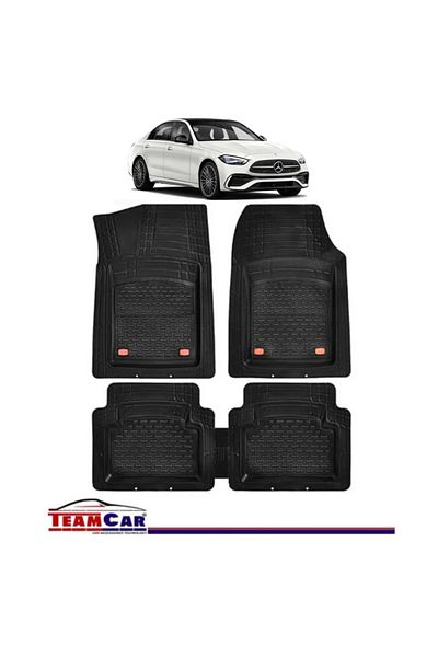 TEAMCAR ® Covorașe auto Tip Mercedes-Benz Clasa C W206 (2021–PREZENT) Negru