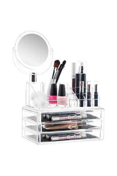 Teno Organizator Cutie Depozitare pentru Produse Cosmetice Teno®, bijuterii si alte obiecte, 24 x 35 cm