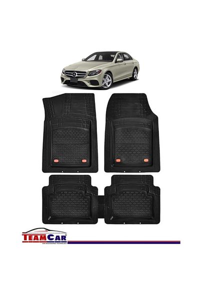 TEAMCAR Covorașe auto tip tavă pentru Mercedes-Benz Clasa E W213 (2016–2023) Negru