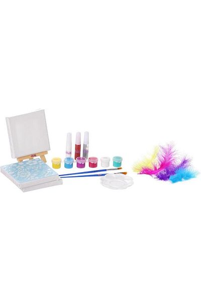 Generic Hashtag Create Amazing Painting Mycrafts Mini Canvas Set Multicolor HTMC2104