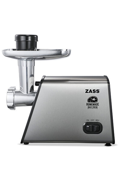Zass Meat grinder Zass ZMG 14, 1600W, 1.6Kg/min, Sausage accessory, Tomato accessory, 3 stainless discs