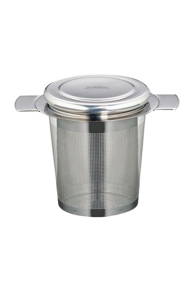 Kuchenprofi Profi Paslanmaz Çelik Teefilter 10,2x7,5x7,4 cm Kapaklı ve Geniş Saplı