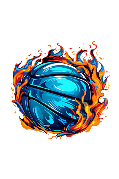 INOVATIX Set de 8 piese, autocolant baschet Agamemnon, INOVATIX®. 6 cm