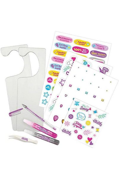 Generic Hashtag Stylish and Trendy Mycrafts Door Tag Set with Stickers Multicolor HTMC2101