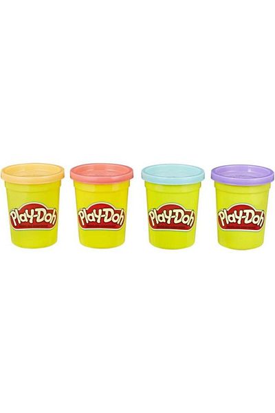 Generic Hasbro Games 4-Piece Play-Doh Non-Toxic Modelling Clay Multicolor 118ml HPDE4869ES0