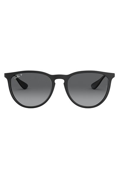 Ray-Ban Women's Polarized Sunglasses Ray-Ban RB4171 622/T3, Black, Round, 54 mm