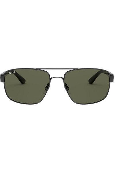 Ray-Ban Men's Polarized Sunglasses Ray-Ban RB3663 004/58, Metal, Black, 60 mm