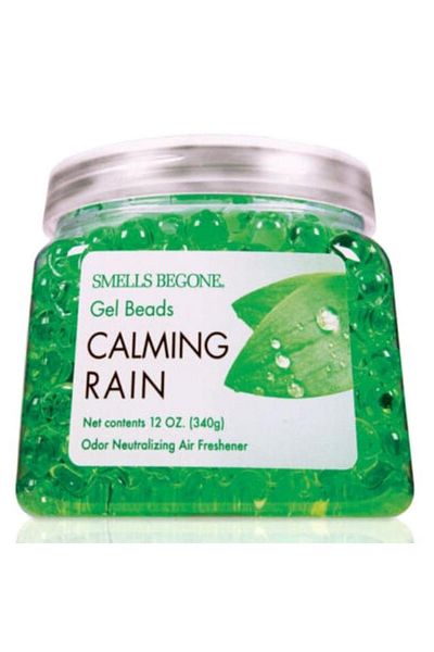 Generic Smells Begone Calming Rain Odor Neutralizing Air Freshener Gel Beads Green 340g