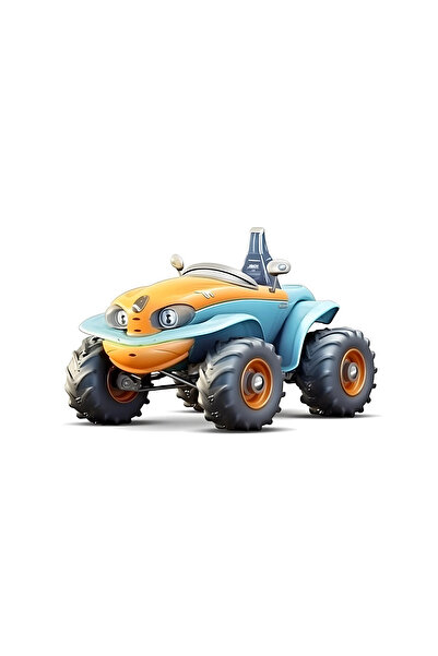 INOVATIX Set de 8 autocolante auto Monster Truck, INOVATIX®. 6 cm