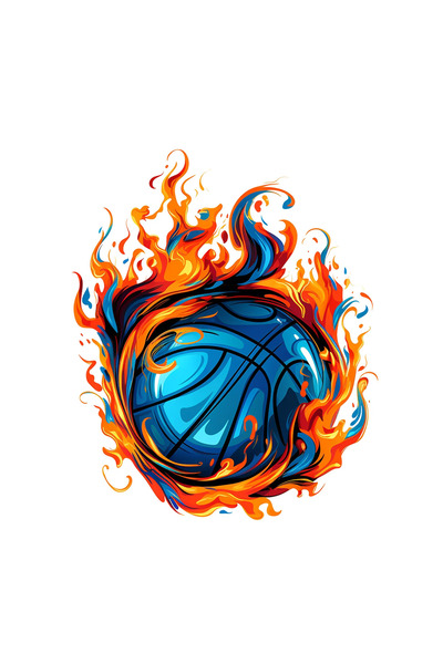 INOVATIX Set de 8 autocolante baschet, INOVATIX®. 6 cm