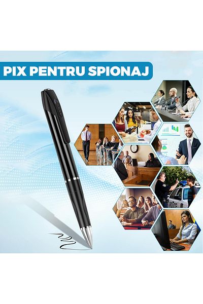 Teno Spy Pen with 1080 Full HD Camera Teno®, audio video recording, photo, 64 gb, black