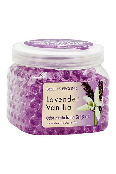 Generic Smells Begone Lavender and Vanilla Odor Neutralizing Air Freshener Gel Beads Purple 340g