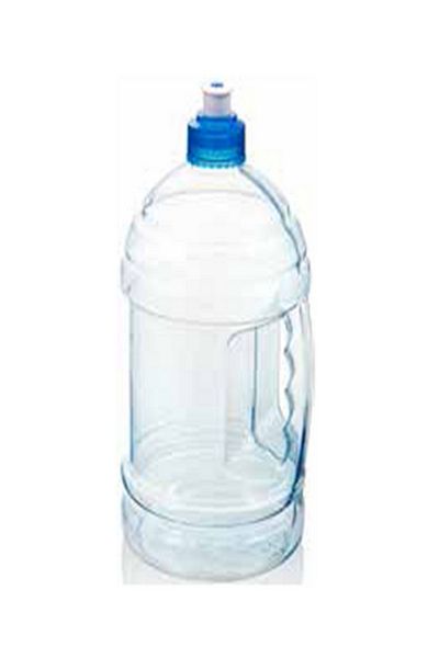 ARROW Durable Sport Water Bottle Display Clear and Blue 2.2 Liter