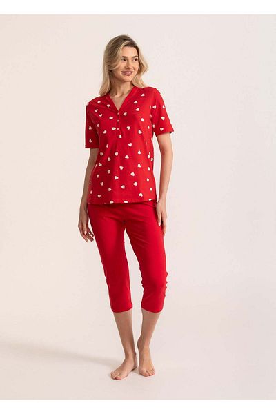 Soft&Seven by SOFIAMAN Women's Elsa Cotton Pajamas