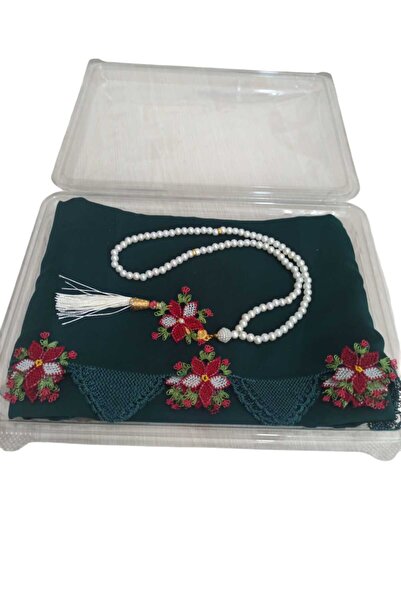 SERO TUHAFİYE NAMAZ ÖRTÜ SETİ/İĞNE OYALI/TESPİHLİ/BAŞ ÖRTÜSÜ/SERO TUHAFİYE&ÇEYİZ