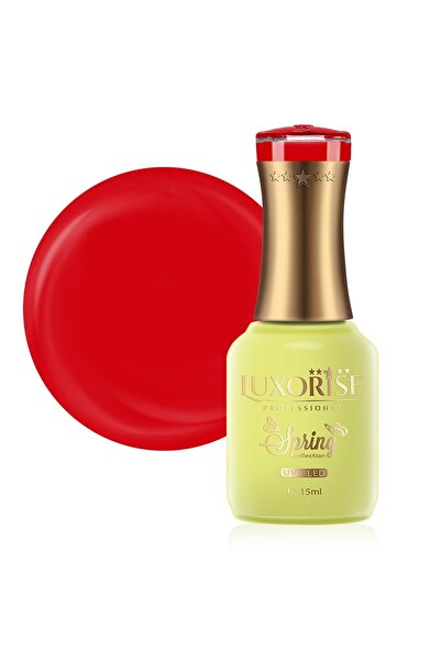 LUXORISE Oja semipermanentă Spring Collection Red Tulip, LUXORISE 15ml