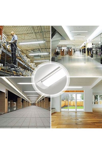 Cata Ct-2475 40W Gold Horizontal Tape Luminaire 120cm Led Luminaire Lighting White Light 6400K