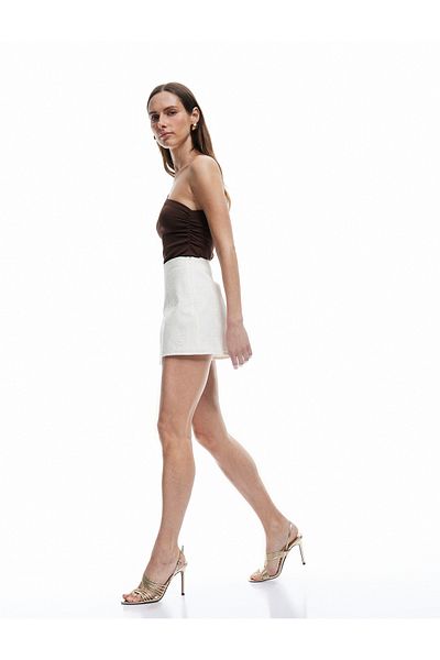 Koton X Melis Ağazat - Cotton Pocket Detailed Mini Shorts