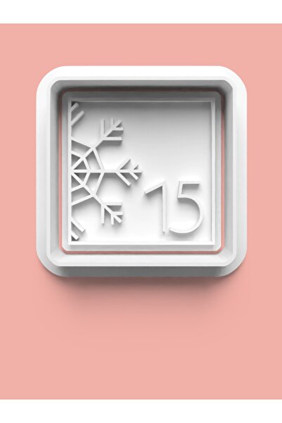 AKTASTORE قالب كوكيز على شكل رقم 15 وقالب عجينة السكر - خمسة عشر رقمًا