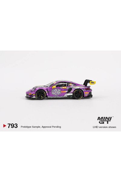 mini gt 1/64 Porsche 911 Gt3 R - Blister -Hubauto Racing 2023 Fia Gt World Cup 70Th Macau Grand Prix