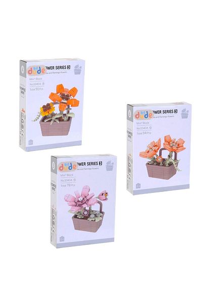 hak-iş oyuncak Potted Flower Lego Building Toy
