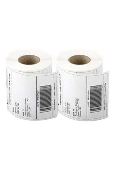 HALAMODO 2-Piece Direct Thermal Shipping Labels Roll for UPS USPS 250 White