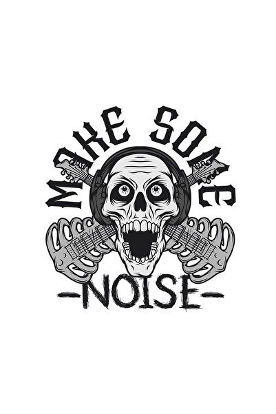 INOVATIX Set de 8 piese, Autocolant Fă zgomot, INOVATIX®. 6 cm