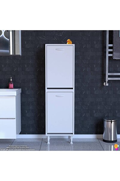 Modilayn İlkim İkili Çamaşır Sepeti (40 cm Genişlik)