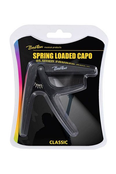 Boston BC86BK, classical guitar capo, black