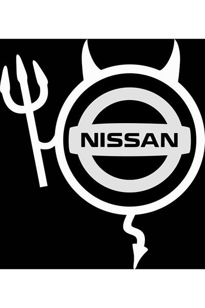 Image Car sticker, IMAGE, Dracusor NISSAN, white, 19 x 21 cm