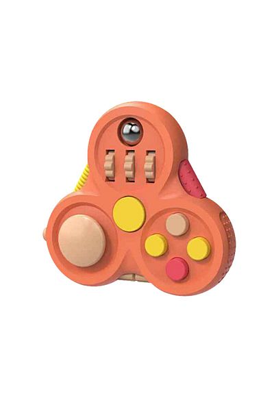 Choice orange 1pc Fingertip Game Controller Spinner Toy, Second-Generation Gyro Game Controller, Creative S