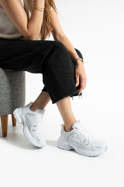 Getcho Hagrid Women's White Mesh Sports Shoes