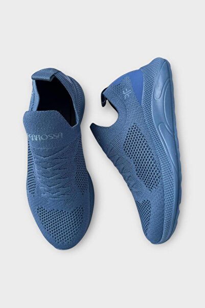 Raneel Kazançlı Alışveriş Knitwear Comfortable Sole Women's Sports Shoes Navy...