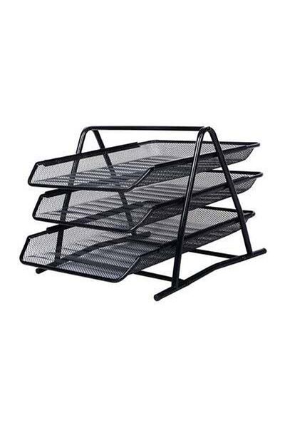HALAMODO 3-Tier Documents Tray Black
