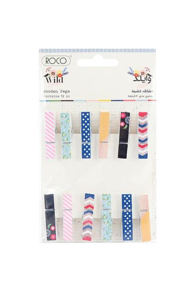 Roco Pegs Wildflower Assorted Color