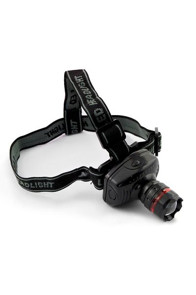 ESPERANZA Adjustable headlamp with magnifying glass and beam focus up to 150 m distance large LED
