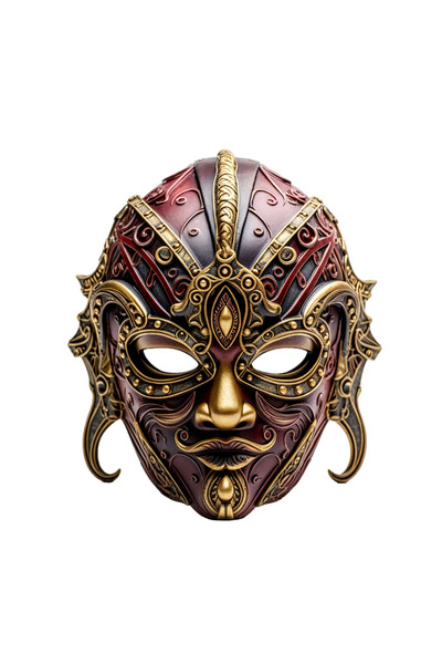 INOVATIX Σετ 8 τεμαχίων, Αυτοκόλλητο βενετσιάνικη μάσκα άνδρας με μουστάκι, I...