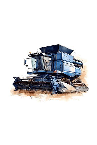 INOVATIX Set de 8 piese, autocolant Mașinărie agricolă Eric, INOVATIX®. 6 cm