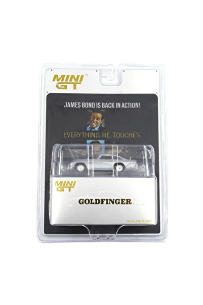 mini gt 1/64 Aston Martin DB5 Goldfinger 007 James Bond Serisi (English Blist...