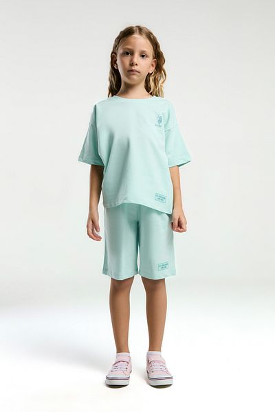 U.S. Polo Assn. Girl Waiter Bermuda Suit