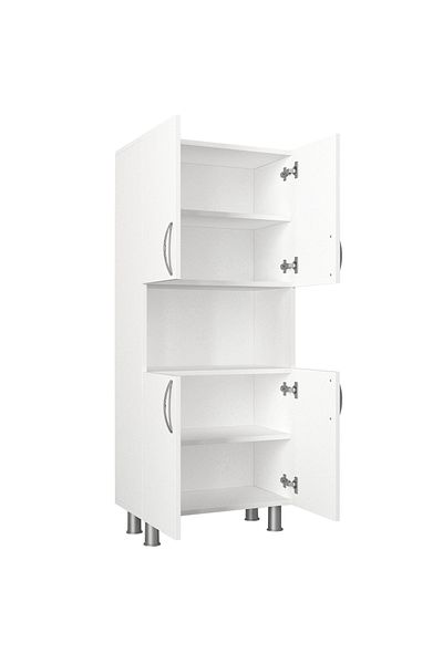 UnicUtil Dulap Organizator pentru Baie/Bucatarie UnicUtil,60 x 30 x 140 cm, Alb
