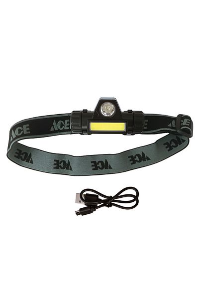 ACE High-Quality 160-Lumens Rechargeable LED Headlamp